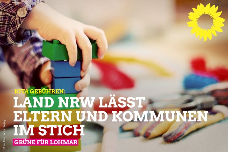 Kita-Beiträge: Das Land NRW lässt Eltern und Kommunen im Stich!