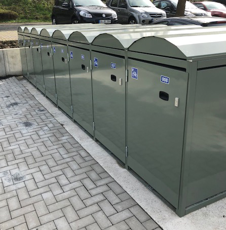 Grüne Initiative für Fahrradboxen am Bahnhof Honrath endlich umgesetzt!