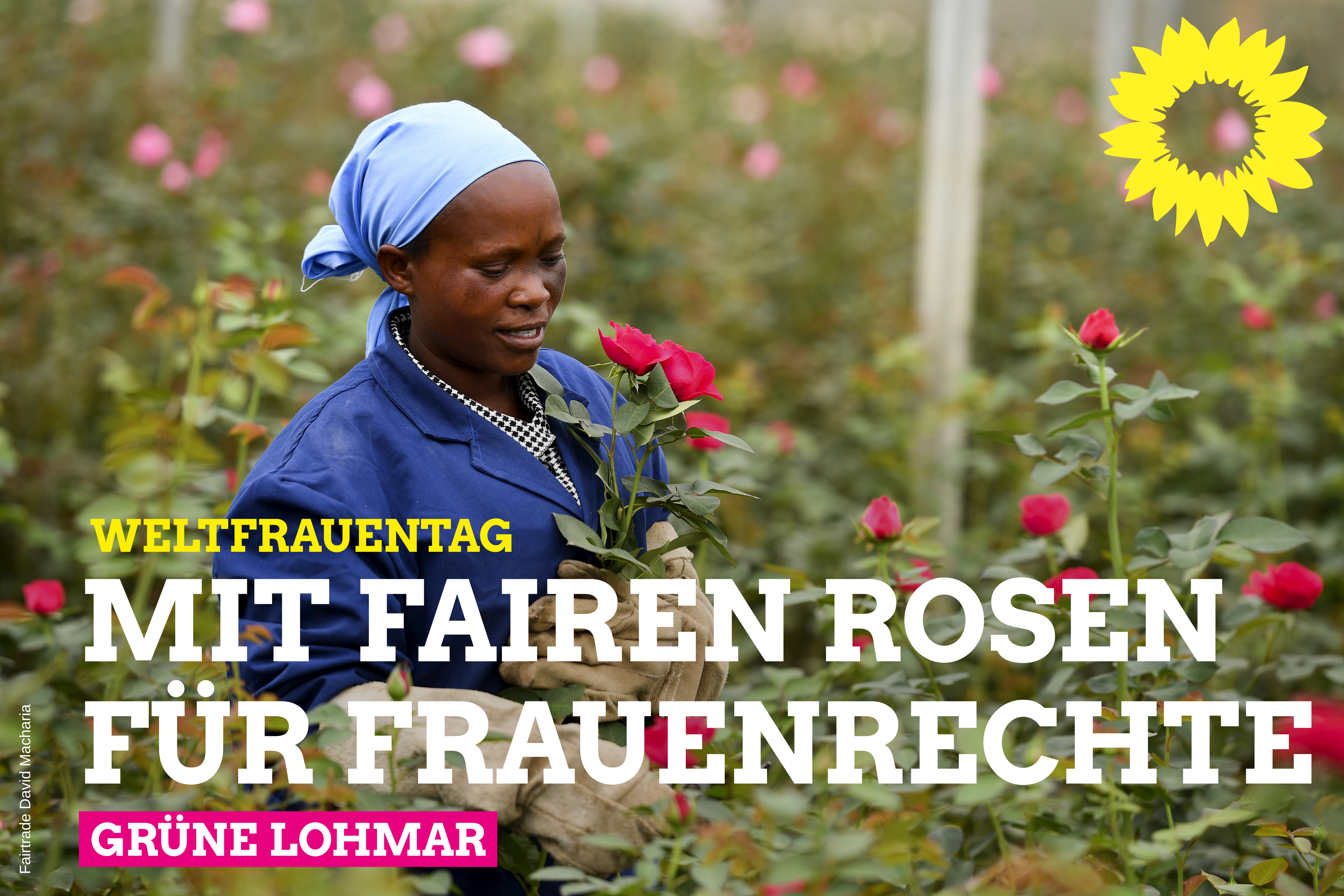 Mit fairen Rosen für Frauenrechte